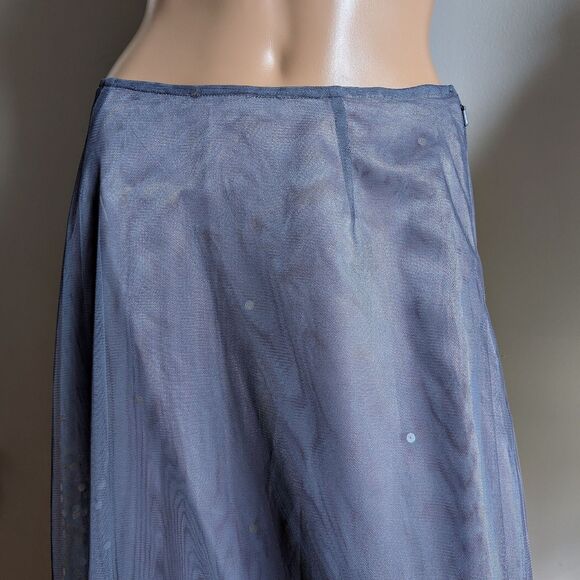 NWT Vintage Y2K Express Maxi Skirt Prom Sequin Mermaid Whimsygoth Size 7 - Picture 6 of 15